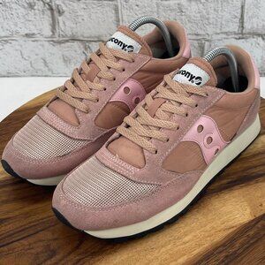Saucony Originals Jazz VTG  Womens 9.5 Pink Rose Retro Suede Shoes S60368-2